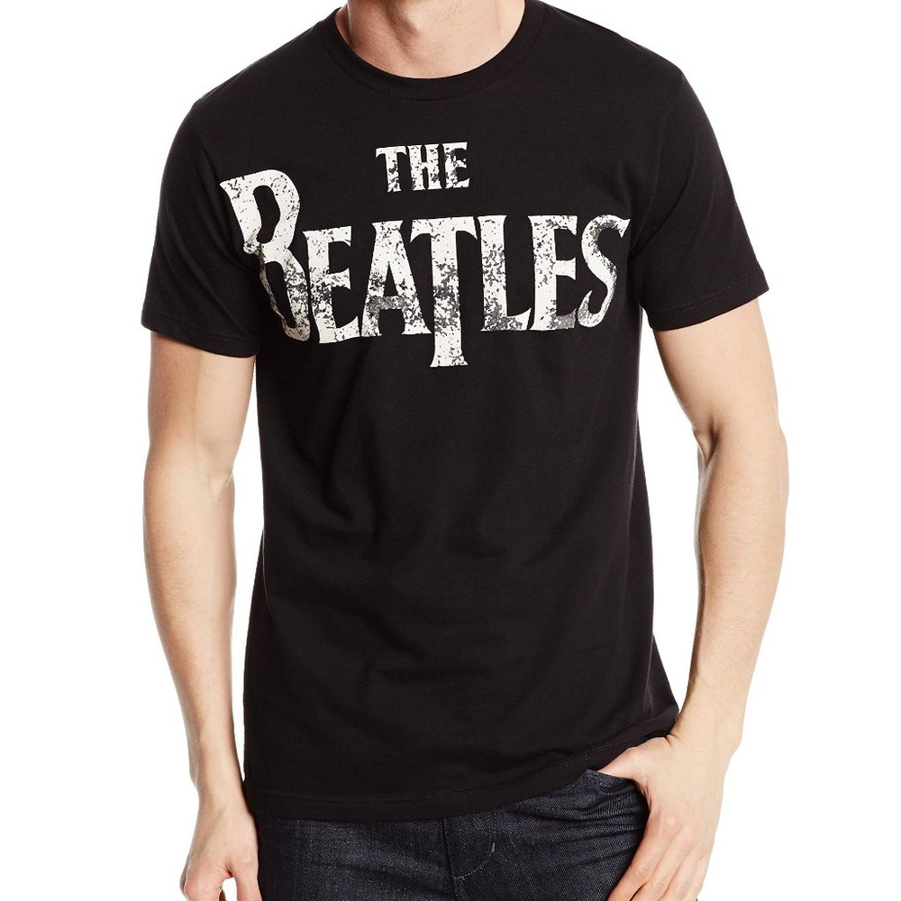 THE BEATLES Black T-Shirt